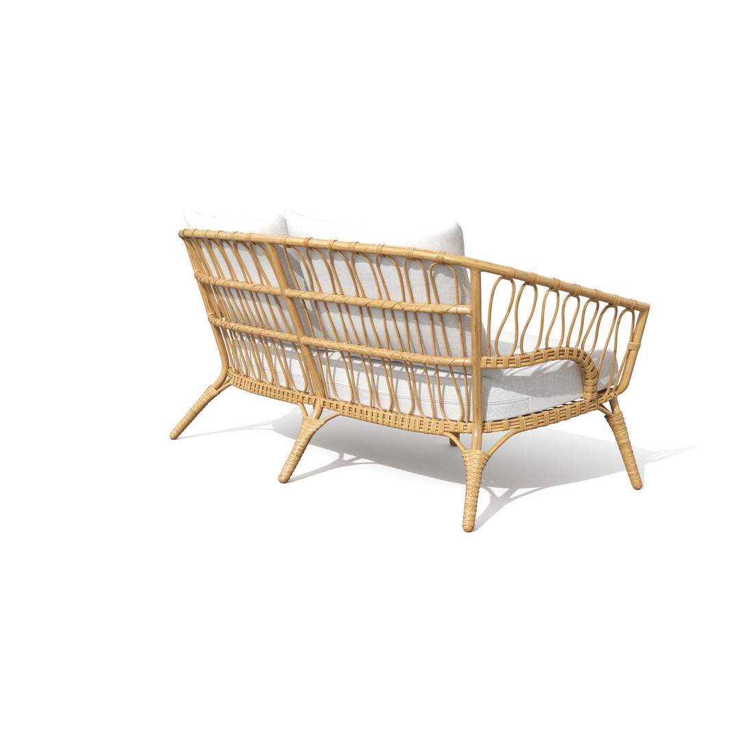 Lucara Sofa 3D Model – Low Poly Outdoor Furniture, FBX & OBJ - View 26