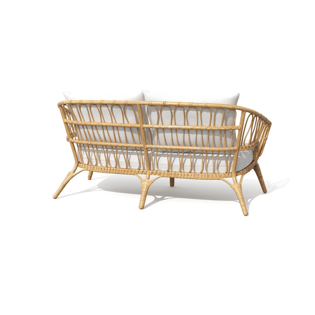Lucara Sofa 3D Model – Low Poly Outdoor Furniture, FBX & OBJ - View 27