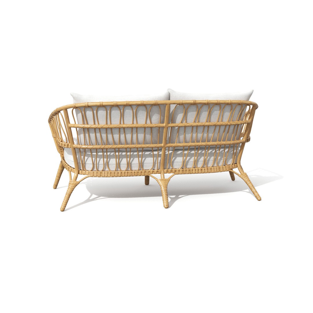 Lucara Sofa 3D Model – Low Poly Outdoor Furniture, FBX & OBJ - View 28