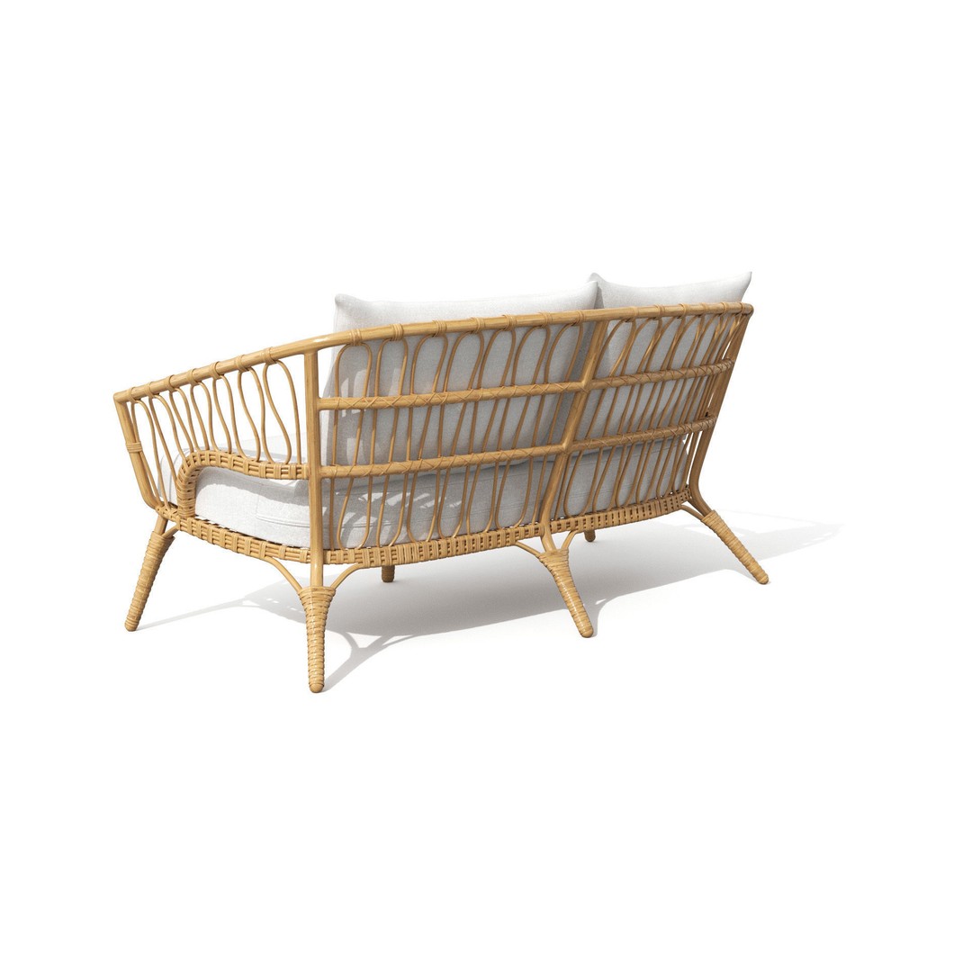 Lucara Sofa 3D Model – Low Poly Outdoor Furniture, FBX & OBJ - View 29