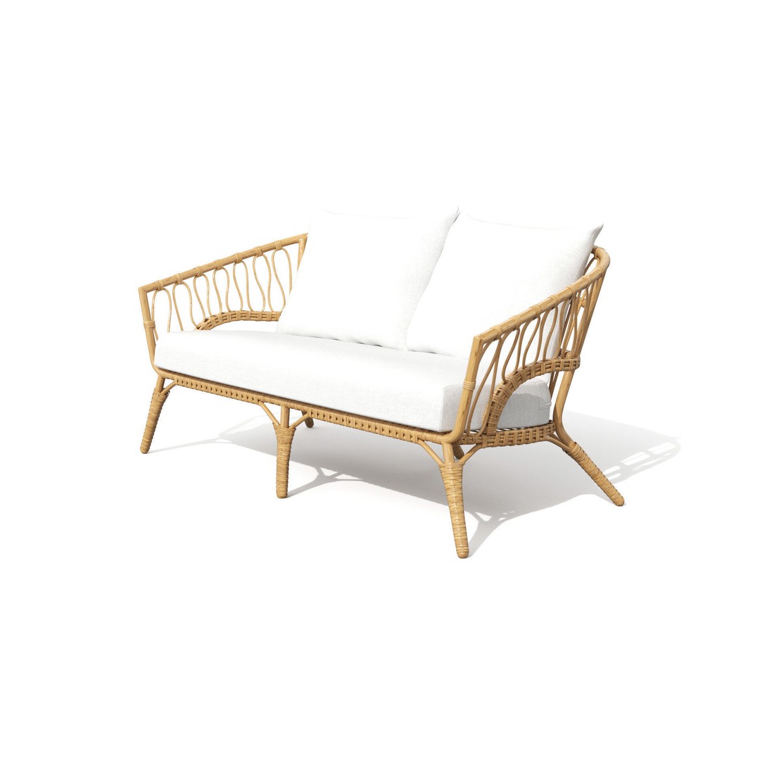 Lucara Sofa 3D Model – Low Poly Outdoor Furniture, FBX & OBJ - View 32