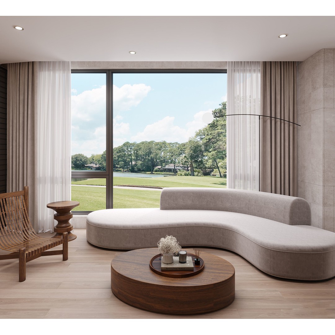 Modern Villa Interior 3D Model – Luxurious Living Room, FBX & OBJ - View 14