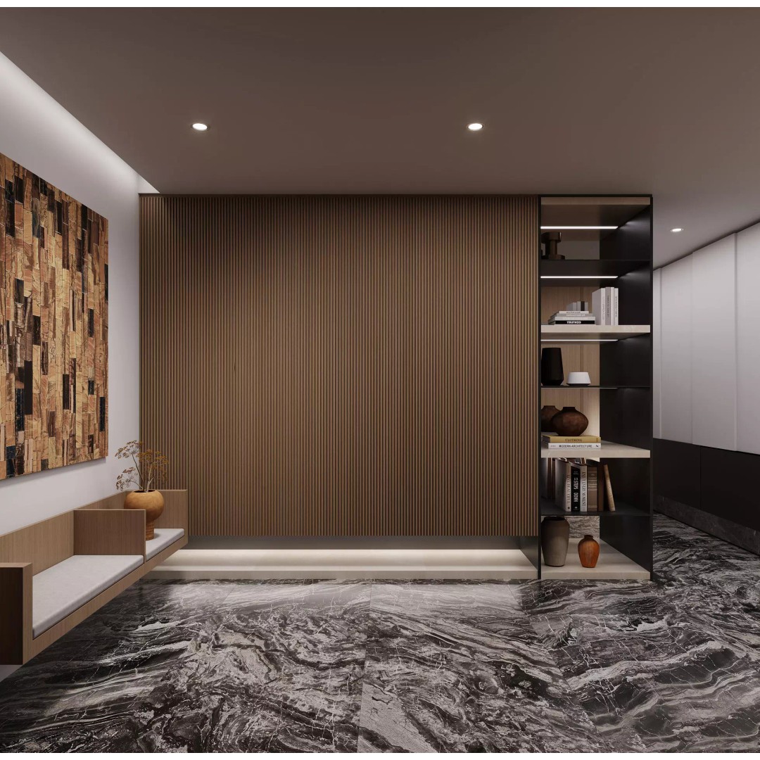 Modern Villa Interior 3D Model – Luxurious Living Room, FBX & OBJ - View 2
