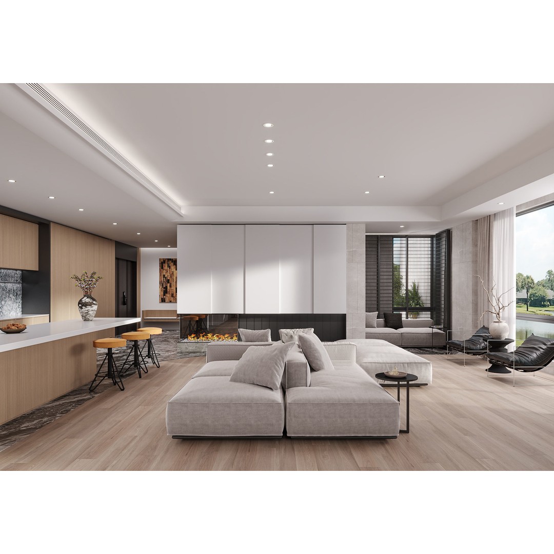 Modern Villa Interior 3D Model – Luxurious Living Room, FBX & OBJ - View 21