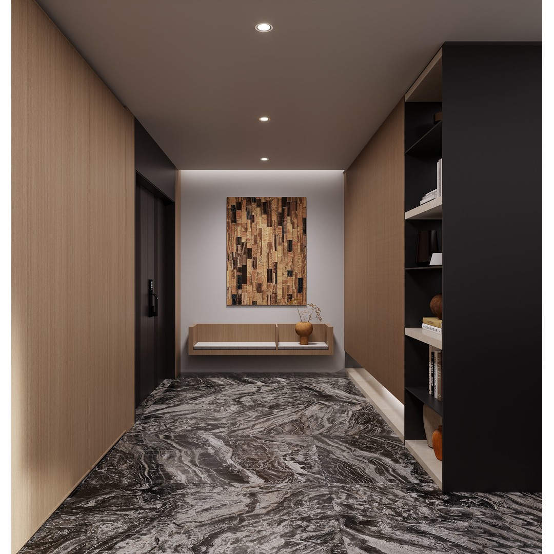 Modern Villa Interior 3D Model – Luxurious Living Room, FBX & OBJ - View 5