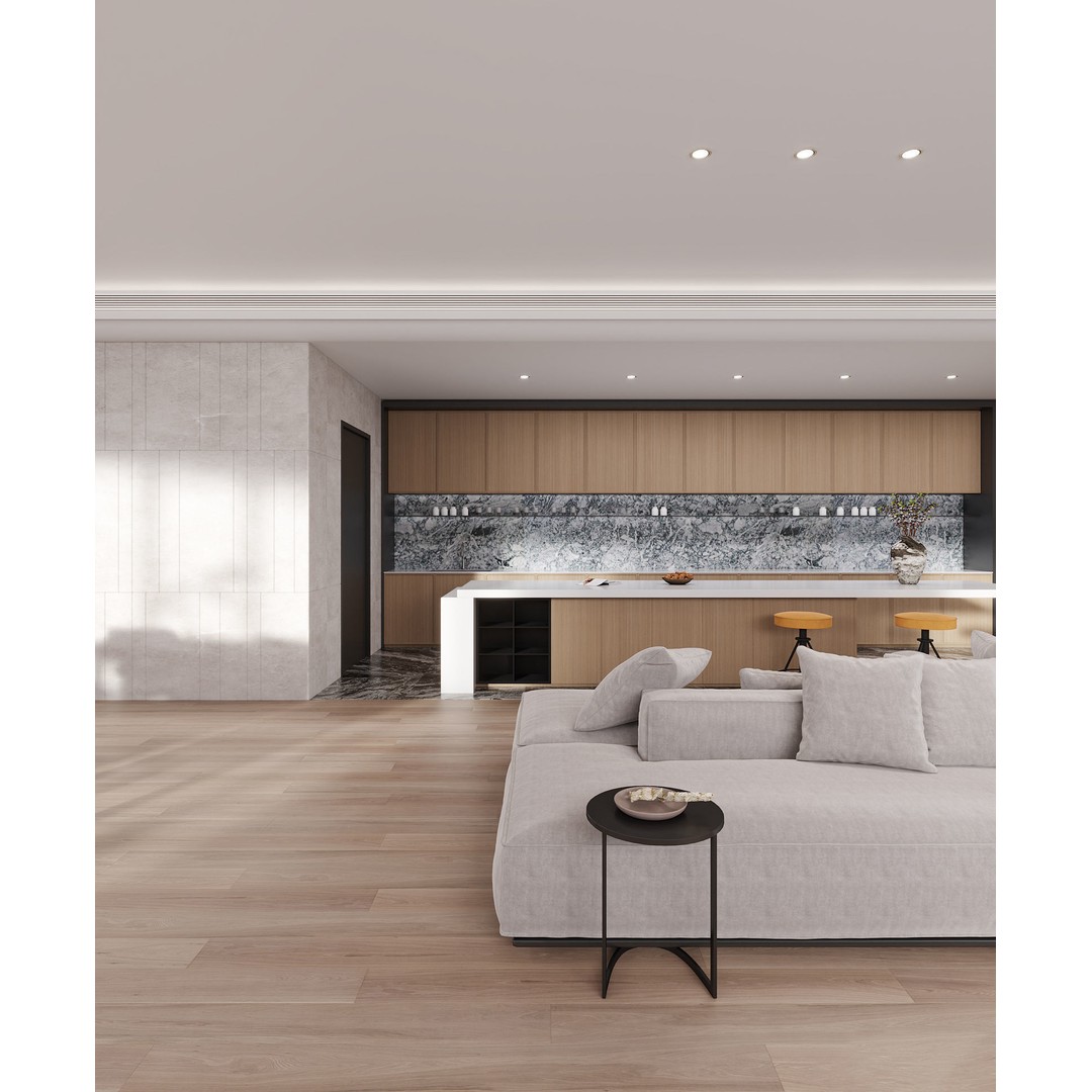 Modern Villa Interior 3D Model – Luxurious Living Room, FBX & OBJ - View 9