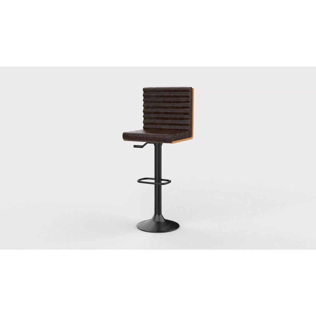 Petra Barstool 3D Model – High Poly Game Asset, FBX, OBJ, Blender - View 11