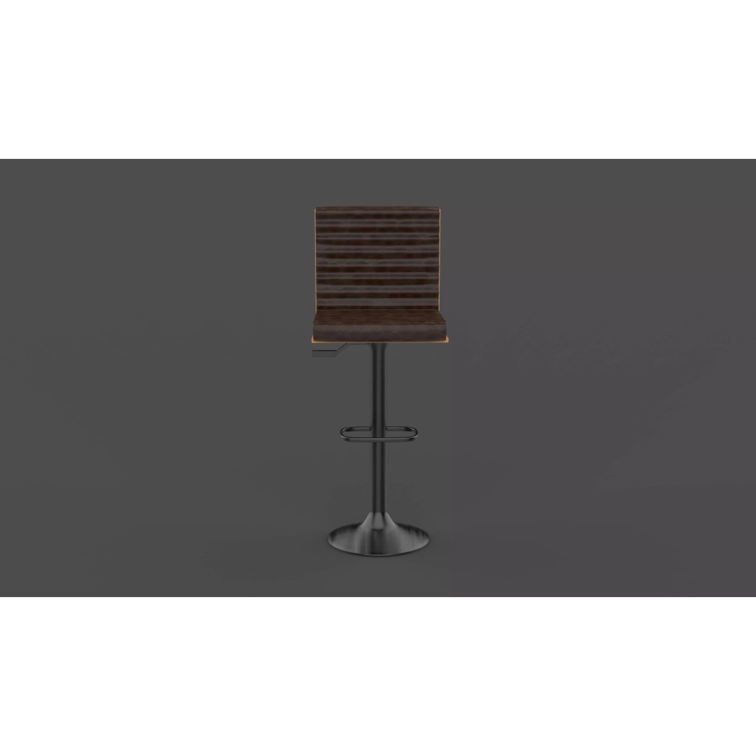 Petra Barstool 3D Model – High Poly Game Asset, FBX, OBJ, Blender - View 6