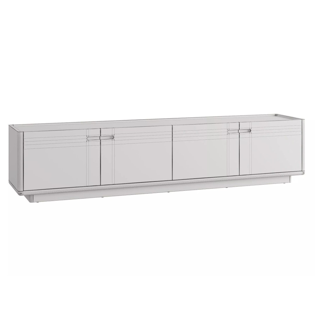 Arelida TV Stand 3D Model – High-Quality Cabinet, FBX, OBJ - View 5