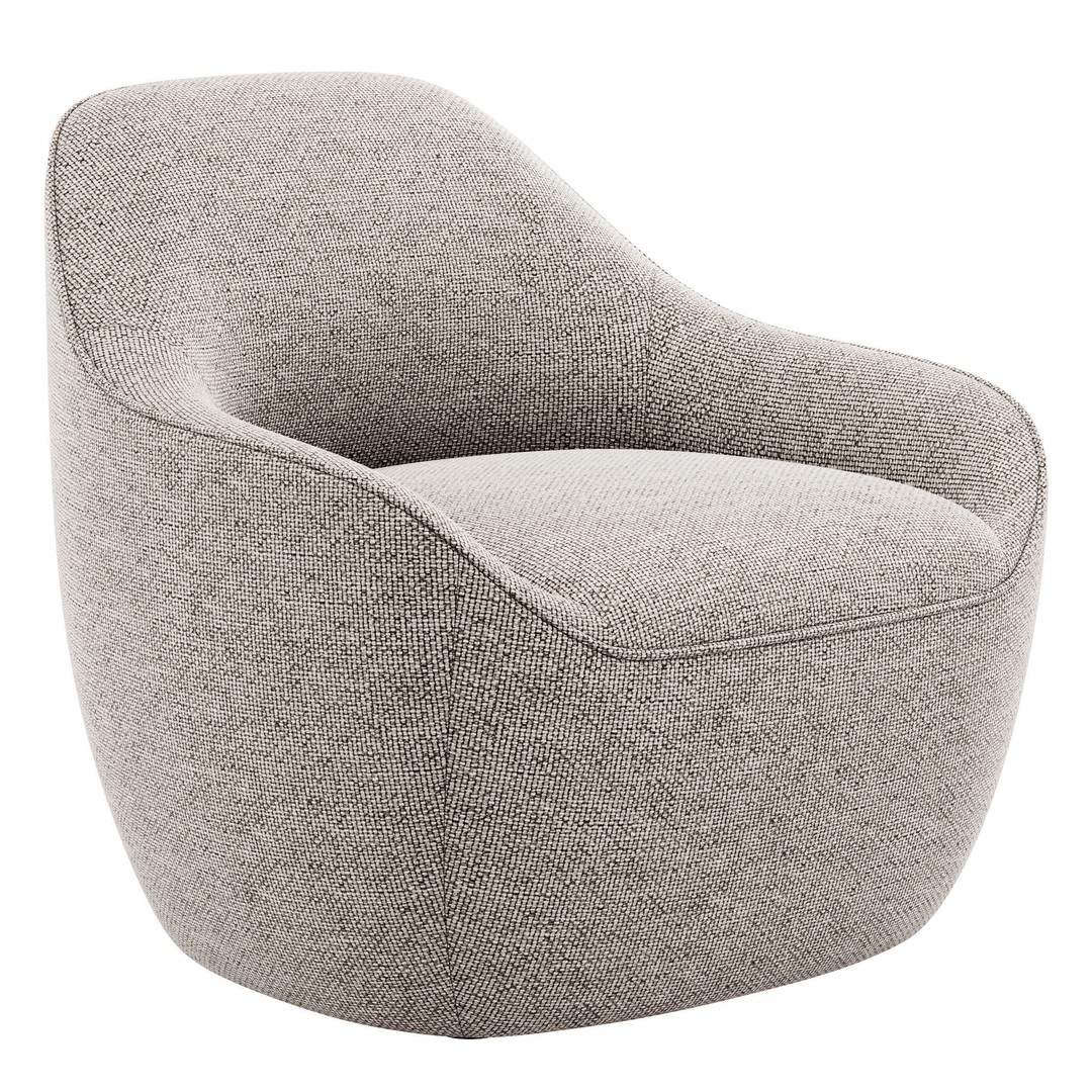 Becca Armchair 3D Model – Modern Lounge Chair with PBR Textures - View 4