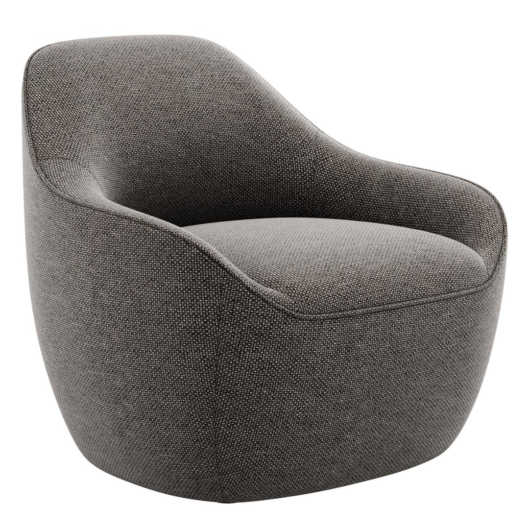 Becca Armchair 3D Model – Modern Lounge Chair with PBR Textures - View 6