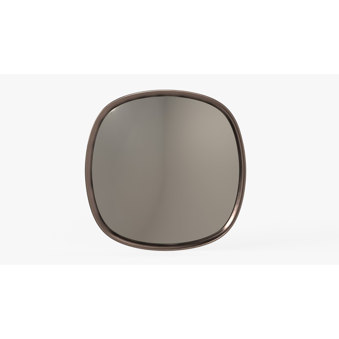 Mirror Rosy Bronze 3D Model – Low Poly PBR Furniture Asset, FBX - View 3