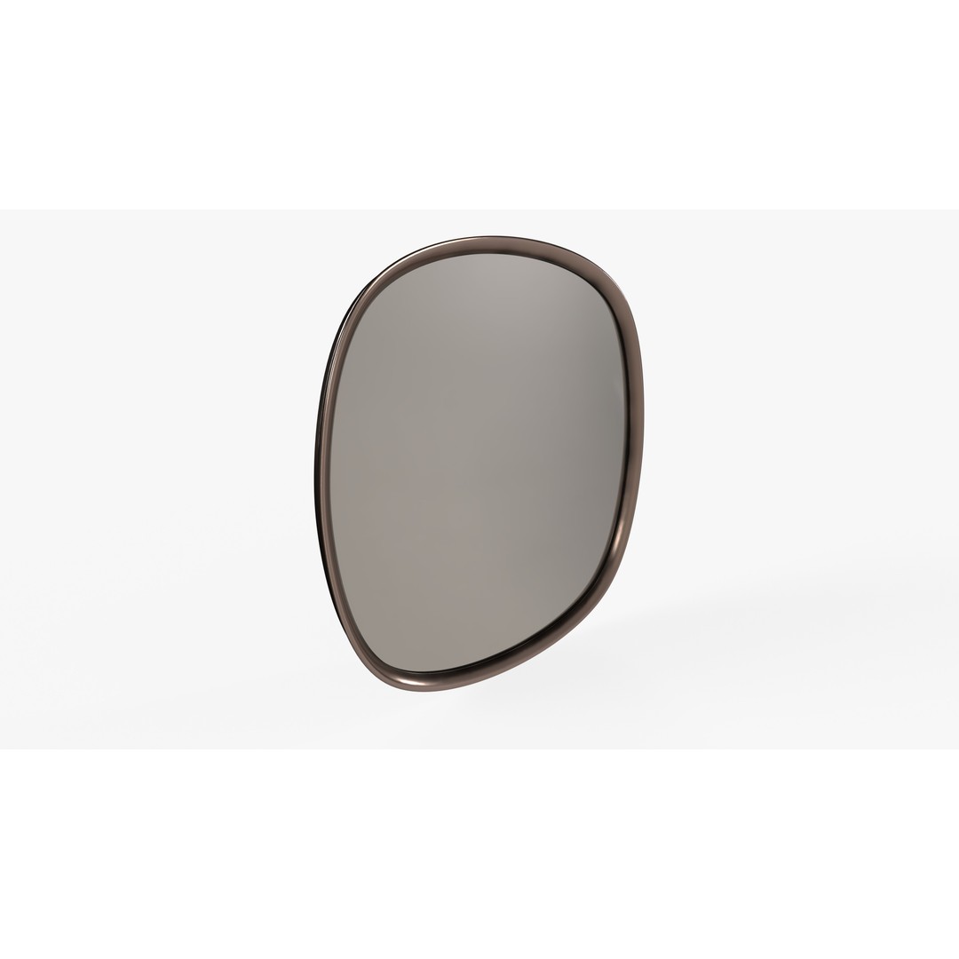 Mirror Rosy Bronze 3D Model – Low Poly PBR Furniture Asset, FBX - View 4