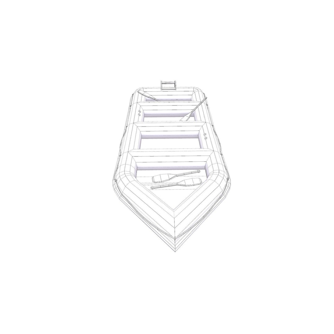 Rubber Boat 3D Model – Low Poly PBR Game Asset, FBX, OBJ - View 23