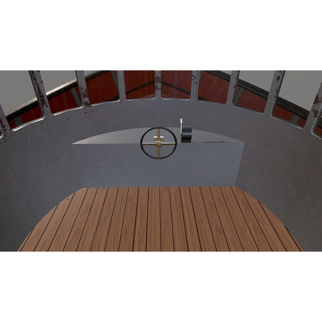 Old Fishing Boat 3D Model – Low Poly PBR Game Asset, FBX & OBJ - View 19