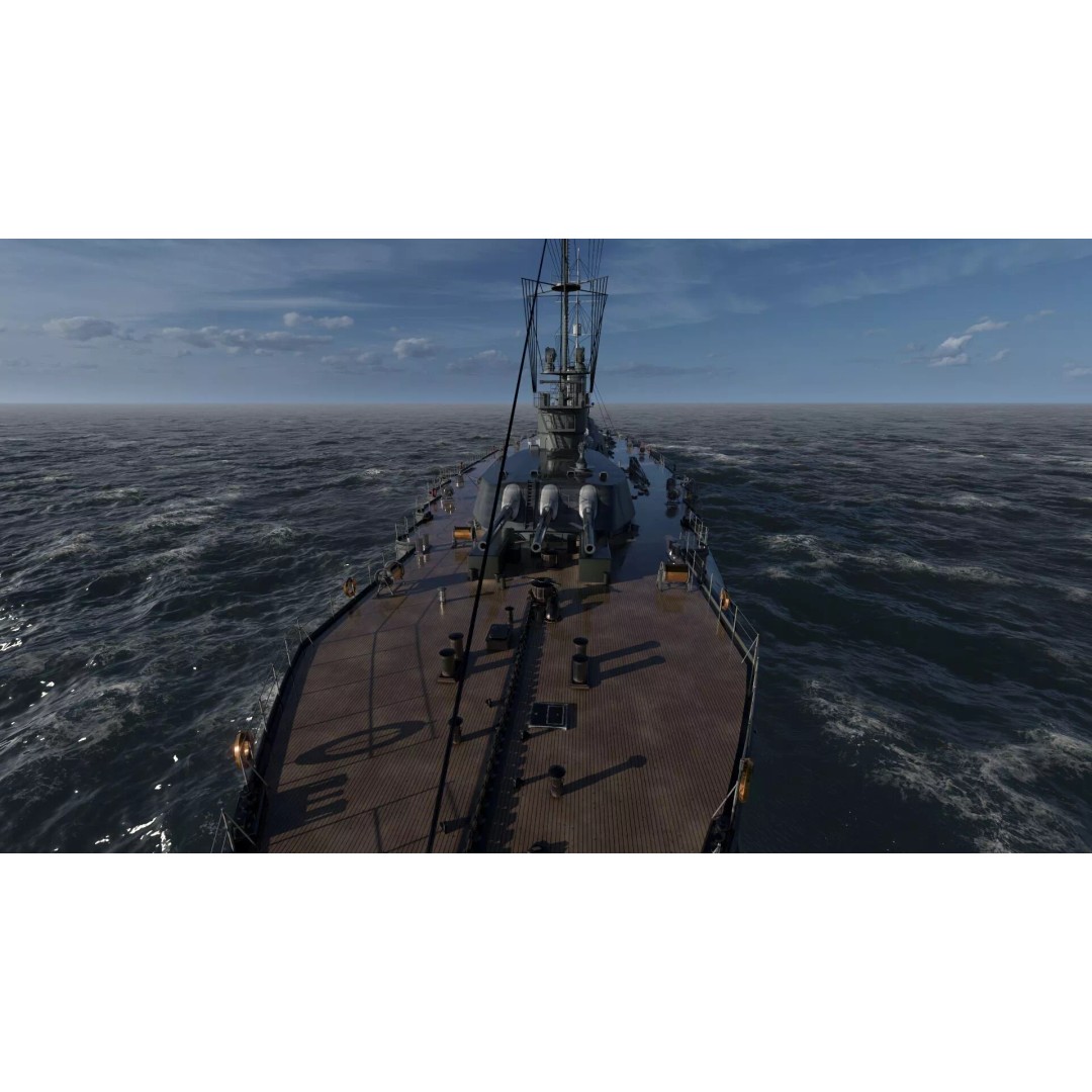 Imperial Russian Navy Dreadnought Battleship 3D Model – Detailed, Game-Ready, FBX - View 18