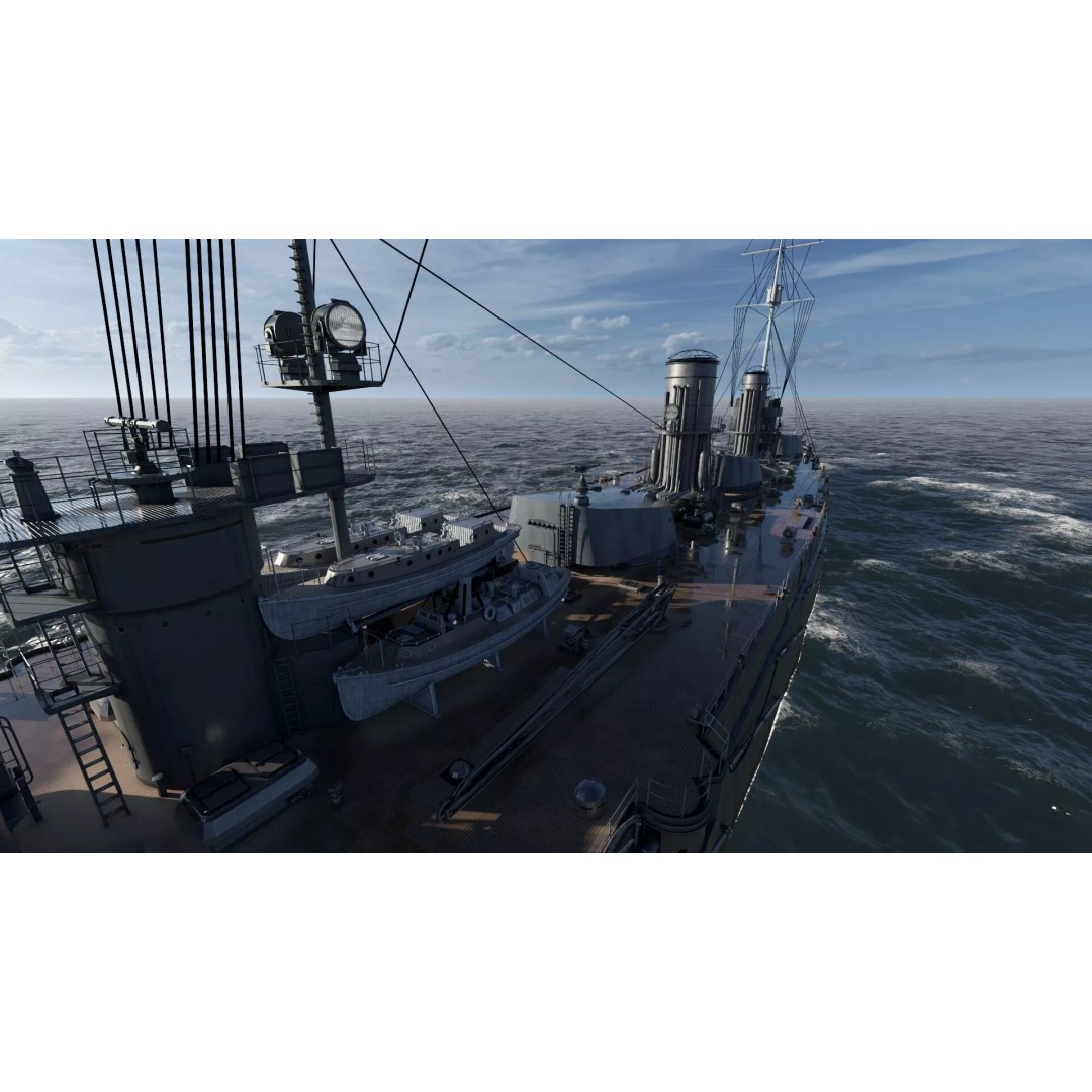 Imperial Russian Navy Dreadnought Battleship 3D Model – Detailed, Game-Ready, FBX - View 20