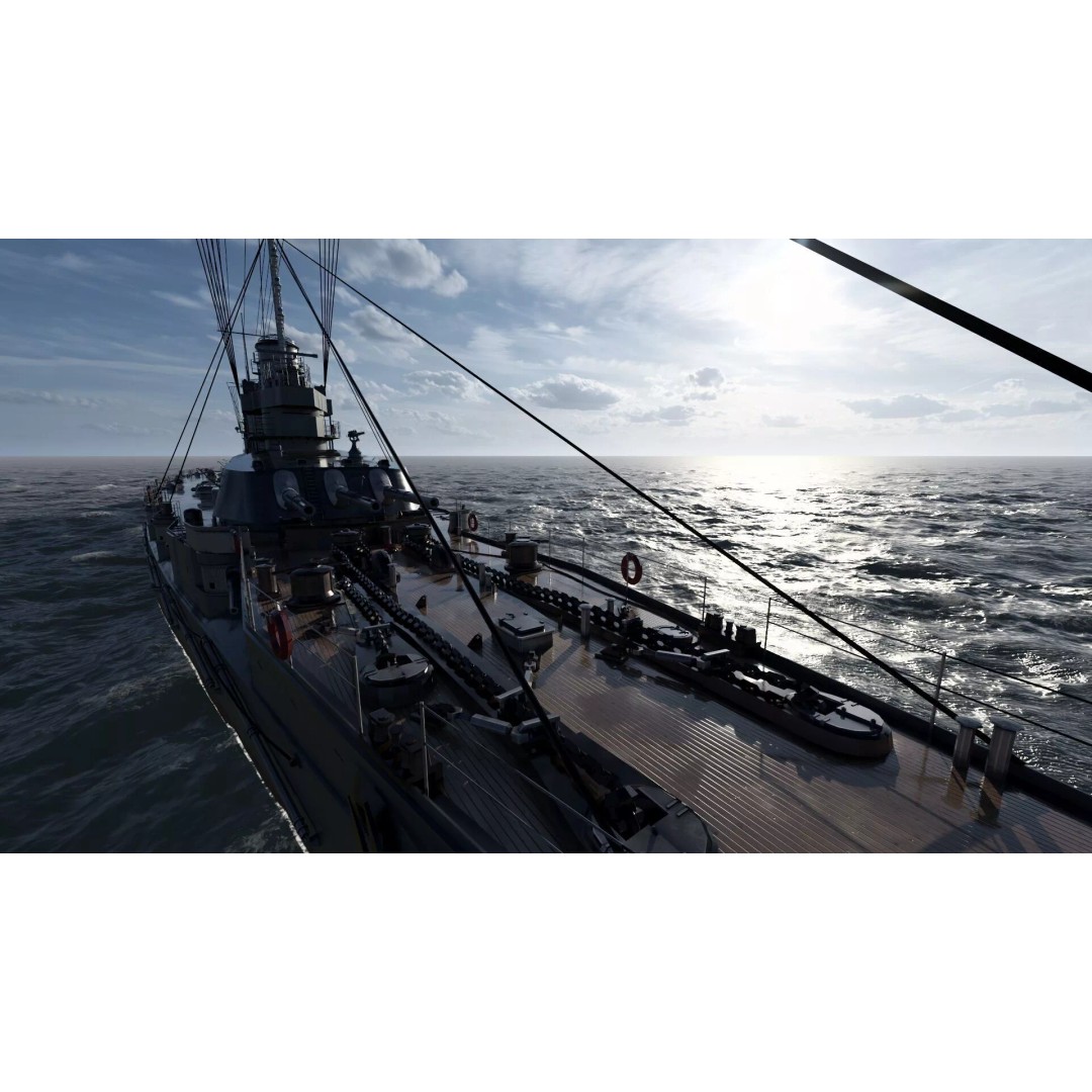 Imperial Russian Navy Dreadnought Battleship 3D Model – Detailed, Game-Ready, FBX - View 24