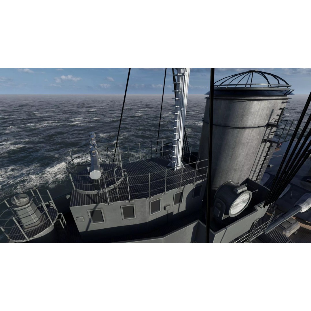 Imperial Russian Navy Dreadnought Battleship 3D Model – Detailed, Game-Ready, FBX - View 31