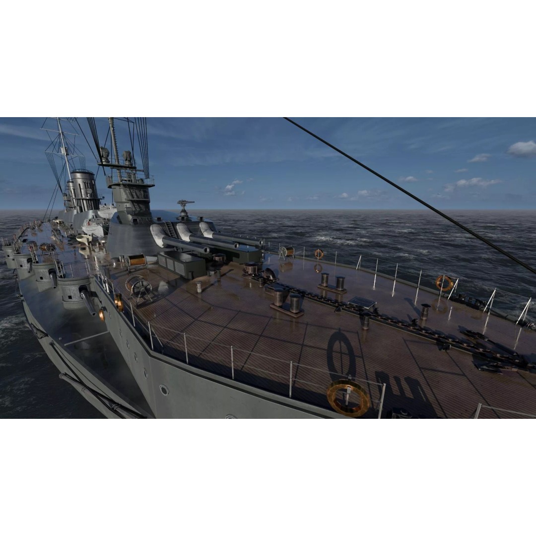 Imperial Russian Navy Dreadnought Battleship 3D Model – Detailed, Game-Ready, FBX - View 41