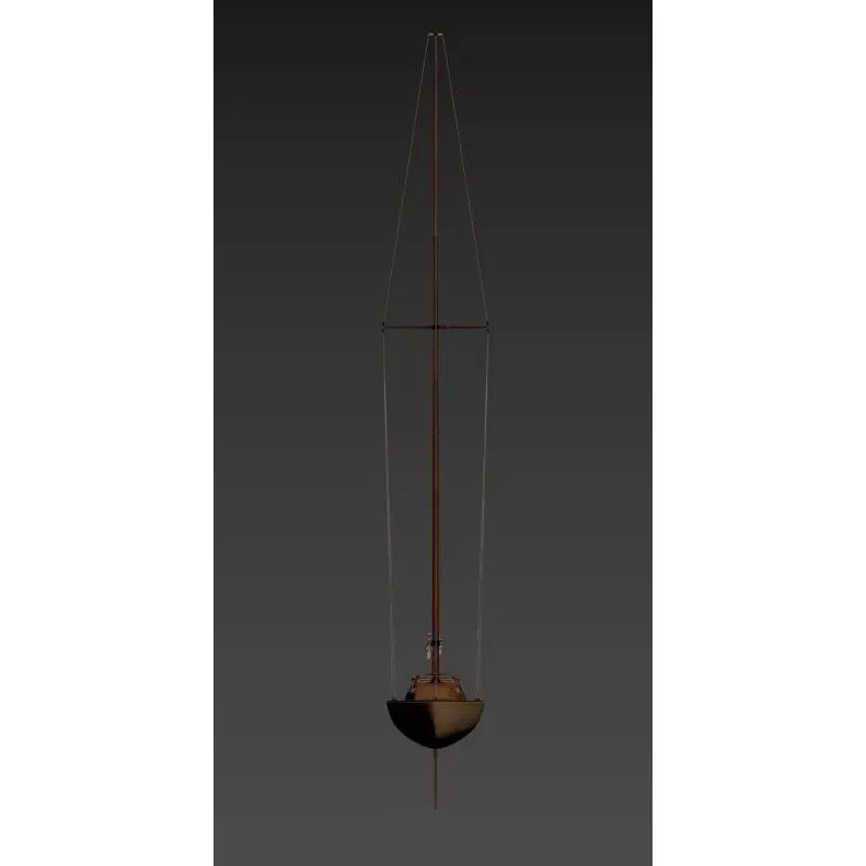 Vintage Wooden Sailing Yacht 3D Model – Gaff Rigged, PBR, FBX - View 9