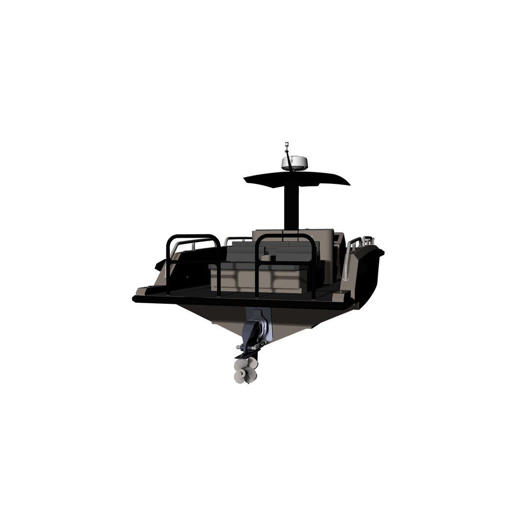 8 Meter Yacht Tender Runabout 3D Model – High Quality VR Ready Asset