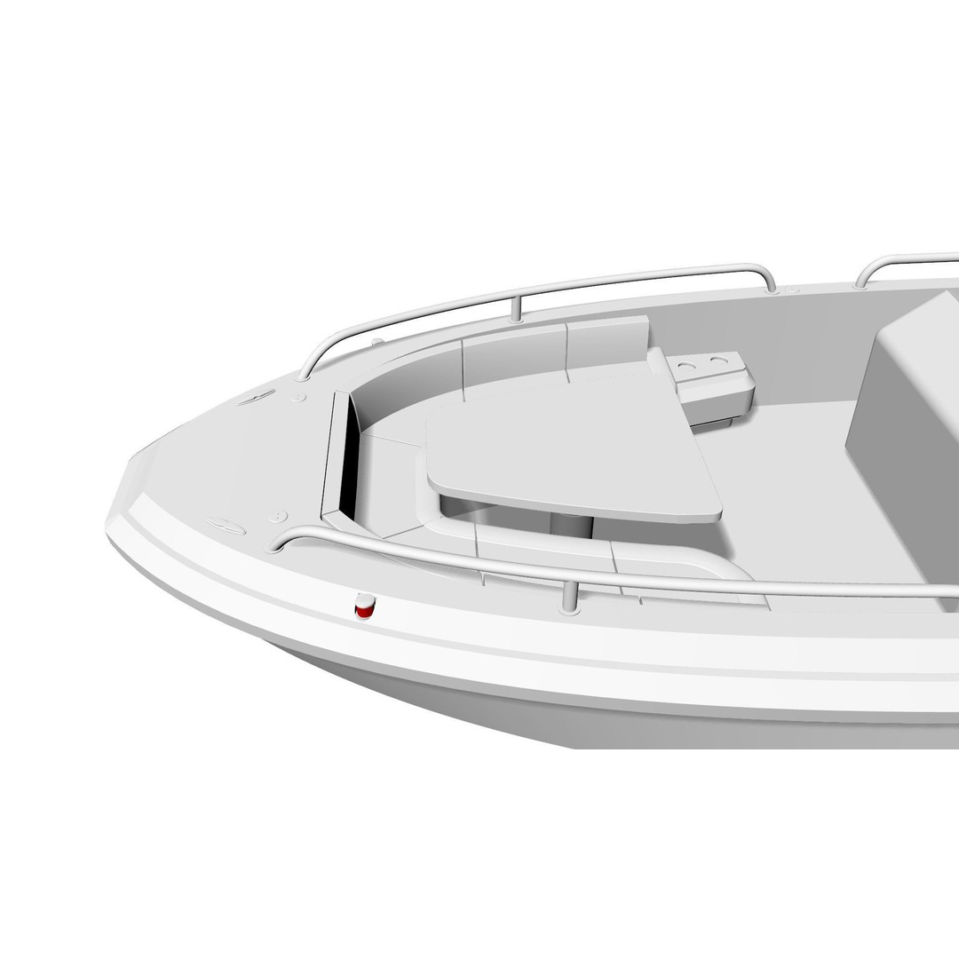 8 Meter Yacht Tender Runabout 3D Model – High Quality VR Ready Asset - View 25