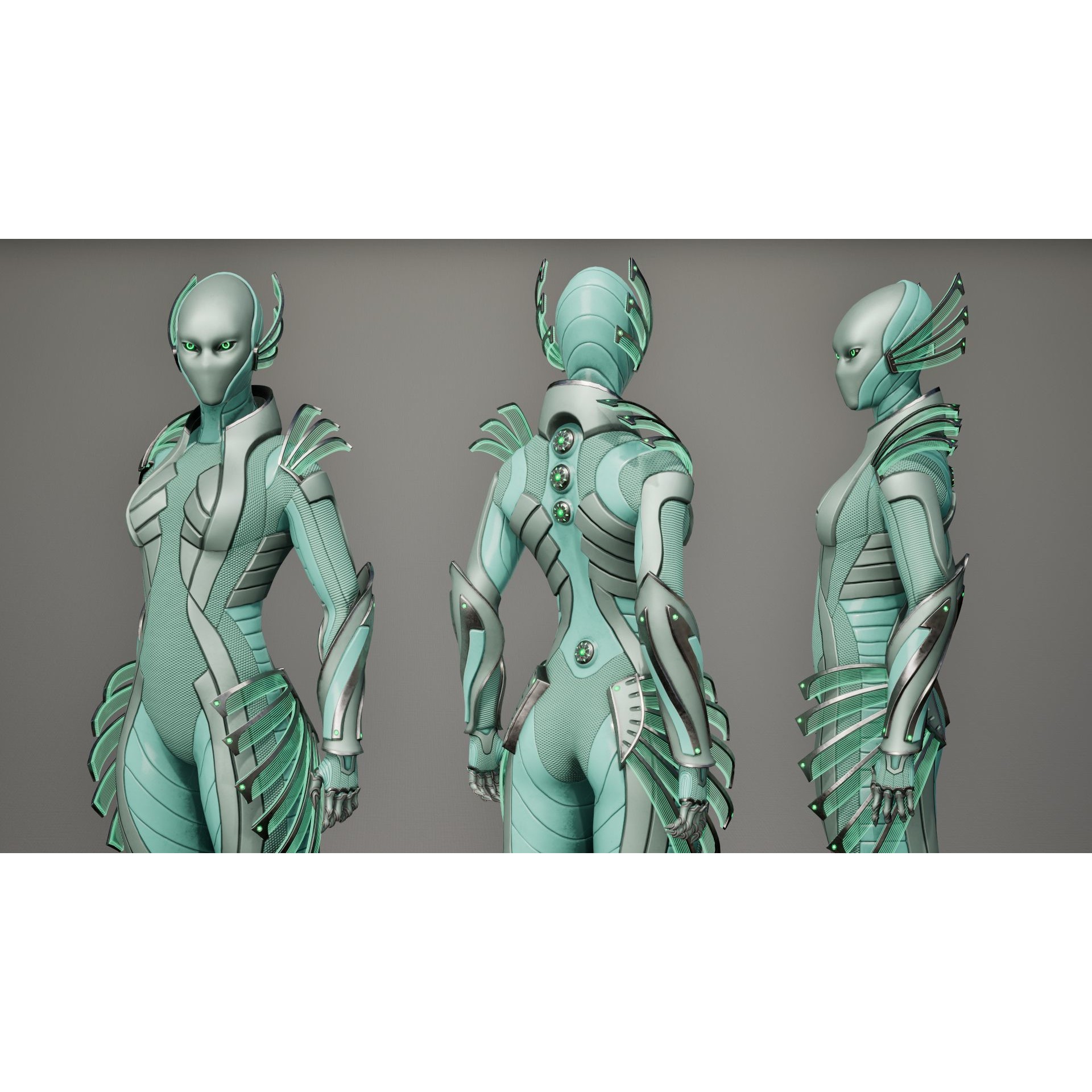 Robot 10 - Low-Poly Game-Ready 3D Model