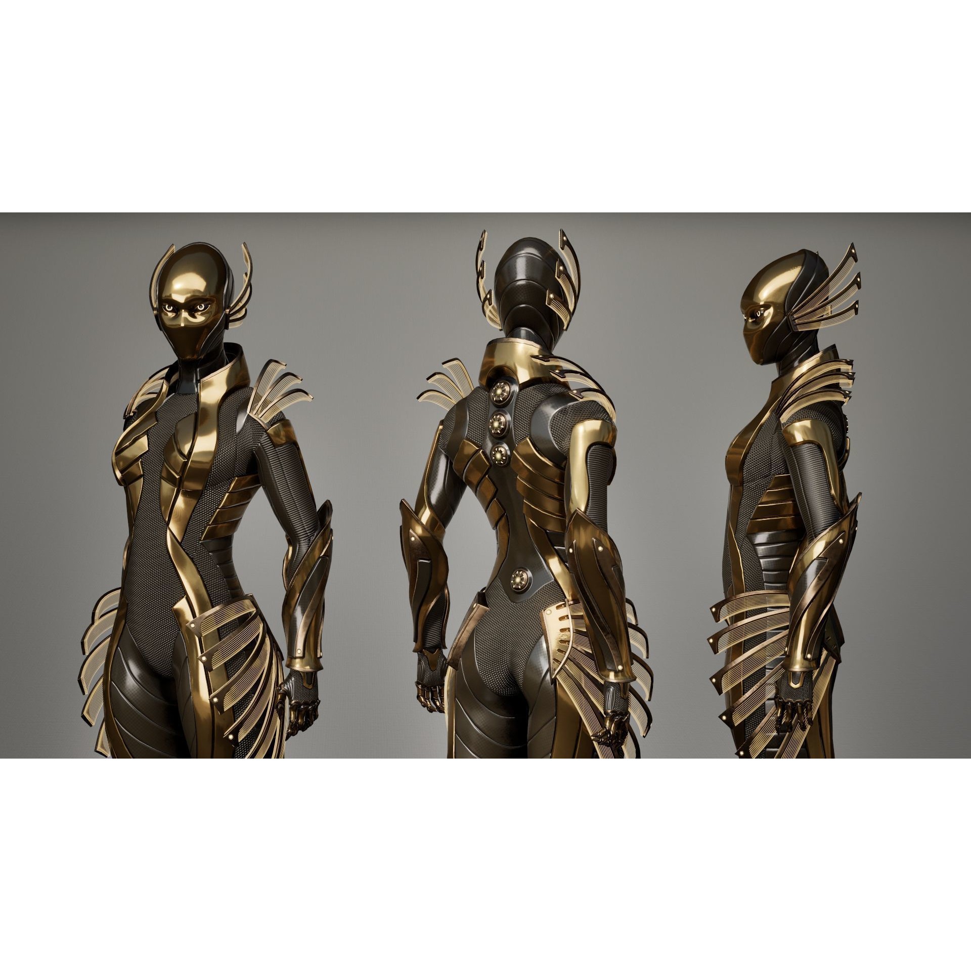 Robot 10 - Low-Poly Game-Ready 3D Model - View 12