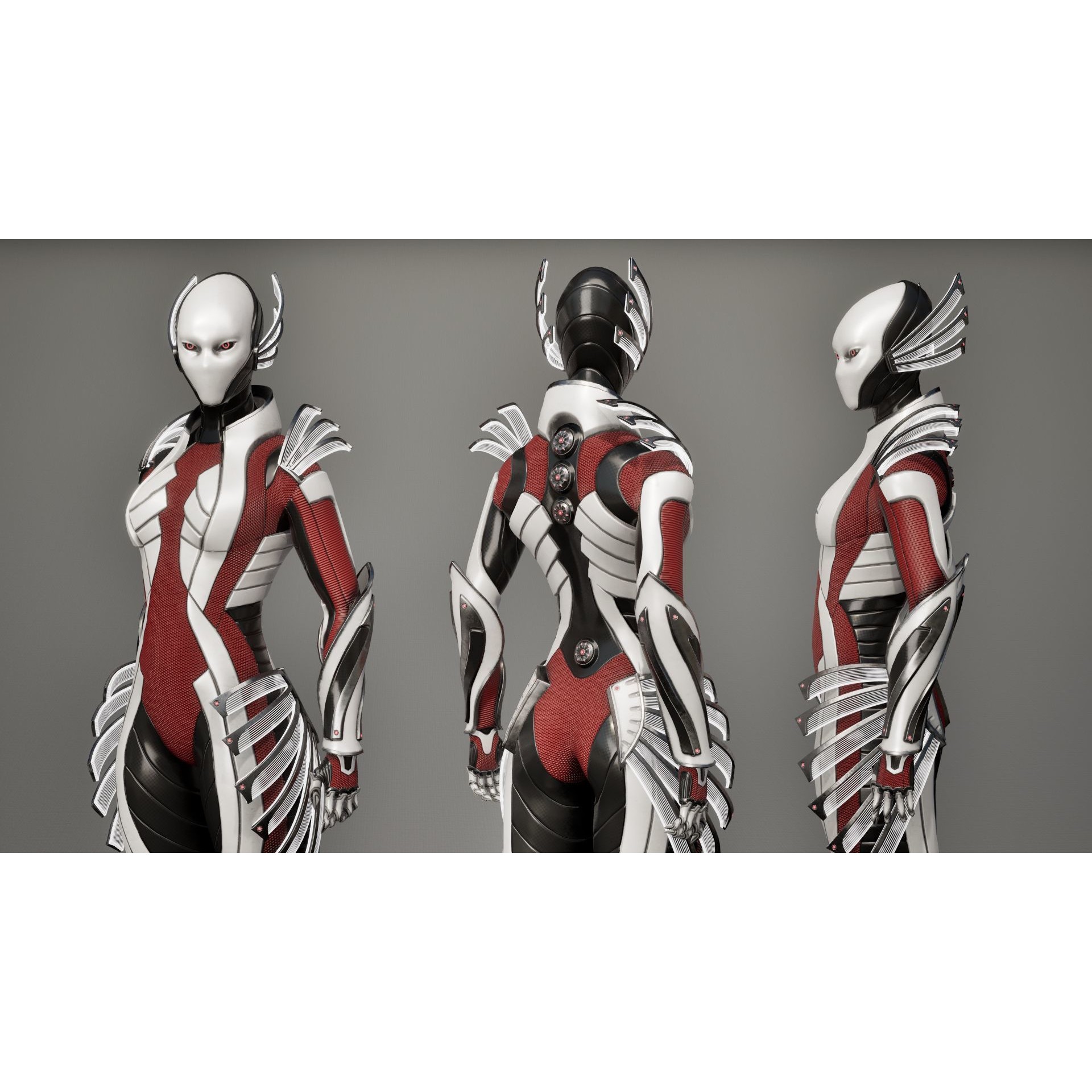 Robot 10 - Low-Poly Game-Ready 3D Model - View 16