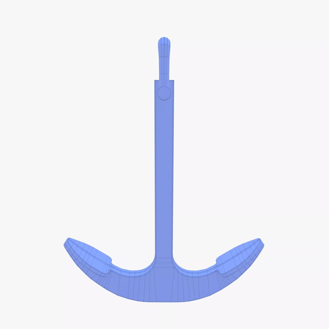 Anchor V7 3D Model – Realistic PBR Asset for Blender, FBX, OBJ
