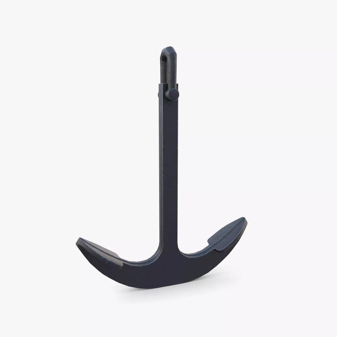 Anchor V7 3D Model – Realistic PBR Asset for Blender, FBX, OBJ - View 10