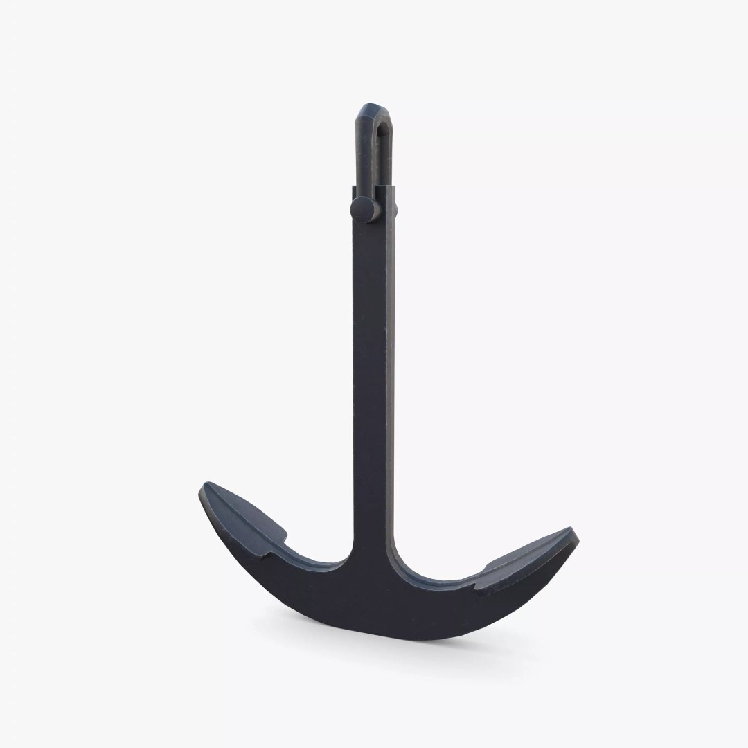 Anchor V7 3D Model – Realistic PBR Asset for Blender, FBX, OBJ - View 11