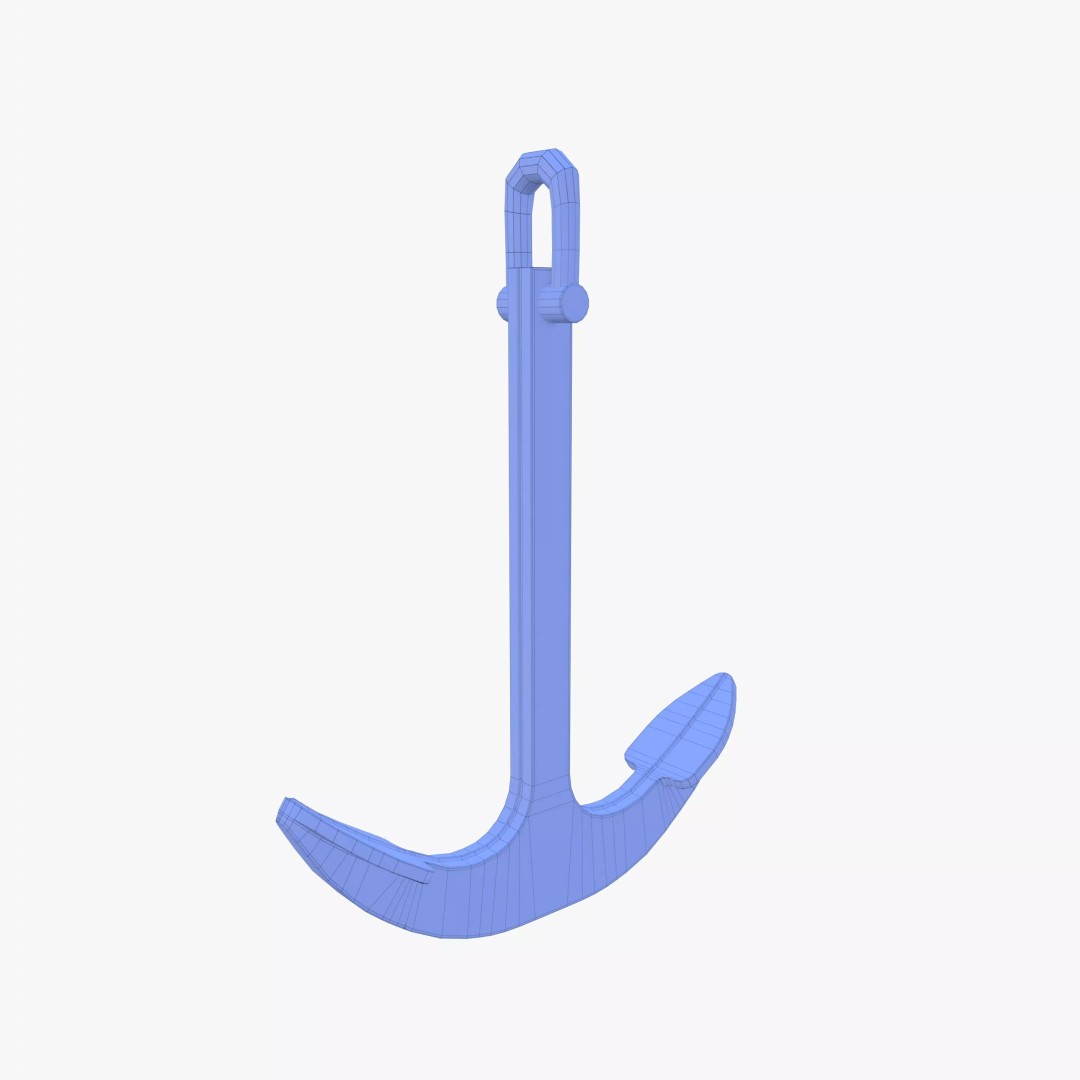 Anchor V7 3D Model – Realistic PBR Asset for Blender, FBX, OBJ - View 12