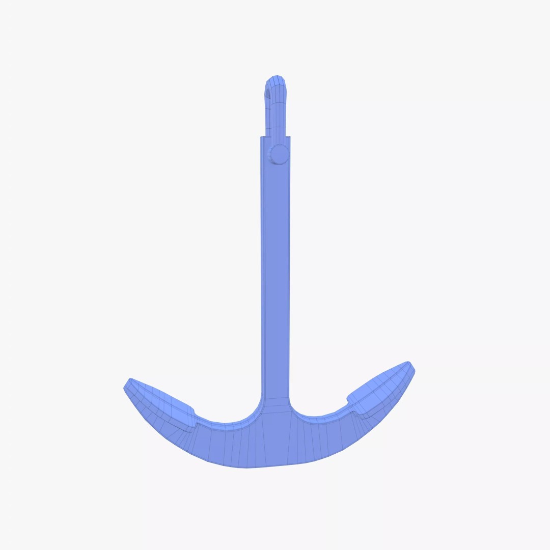 Anchor V7 3D Model – Realistic PBR Asset for Blender, FBX, OBJ - View 13