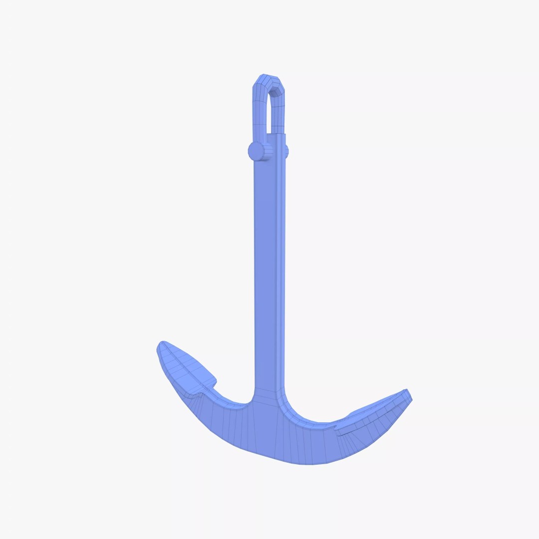 Anchor V7 3D Model – Realistic PBR Asset for Blender, FBX, OBJ - View 14