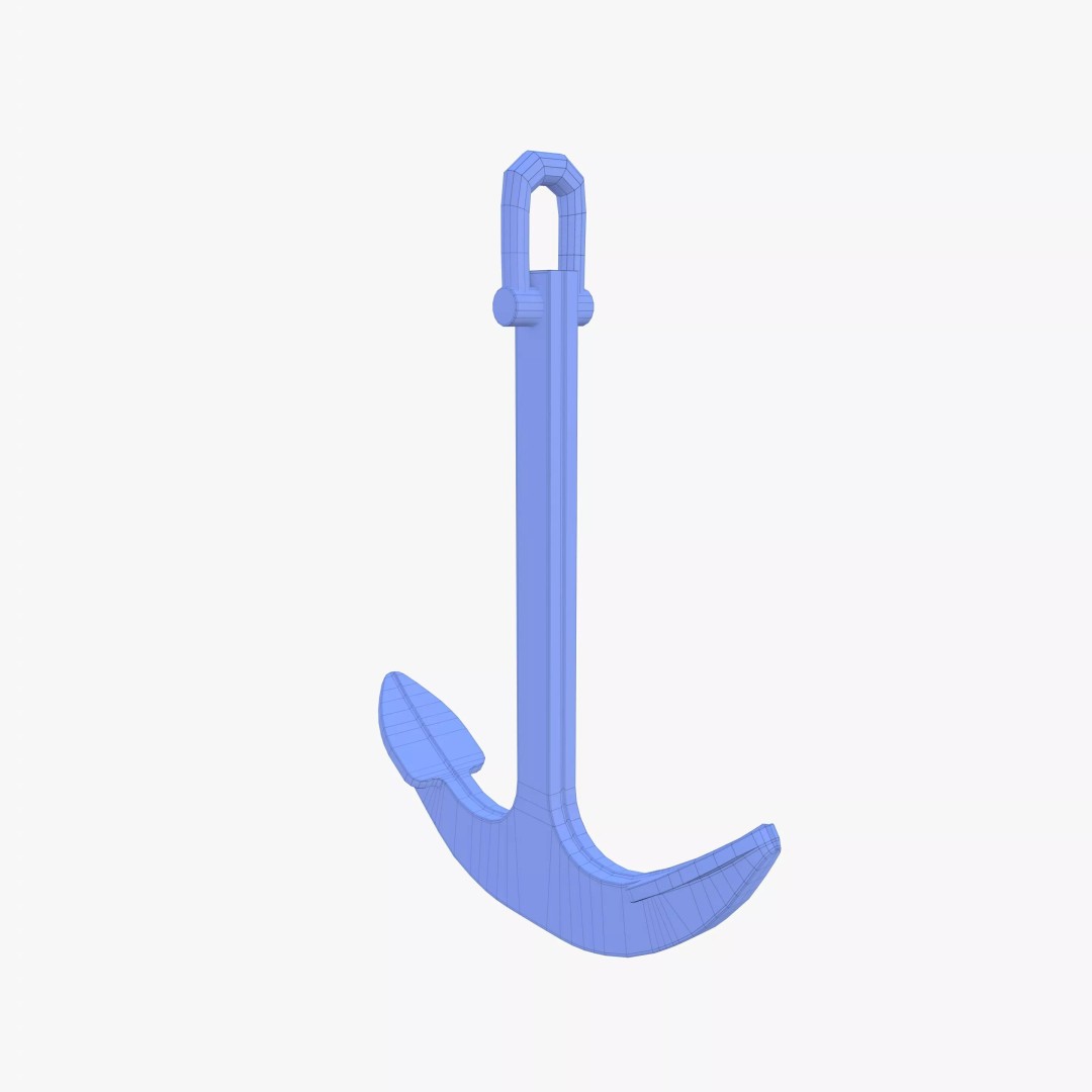 Anchor V7 3D Model – Realistic PBR Asset for Blender, FBX, OBJ - View 15