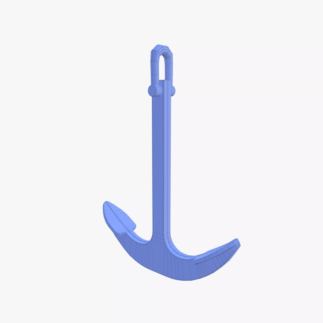 Anchor V7 3D Model – Realistic PBR Asset for Blender, FBX, OBJ - View 16
