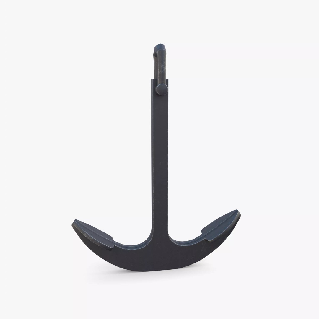 Anchor V7 3D Model – Realistic PBR Asset for Blender, FBX, OBJ - View 5