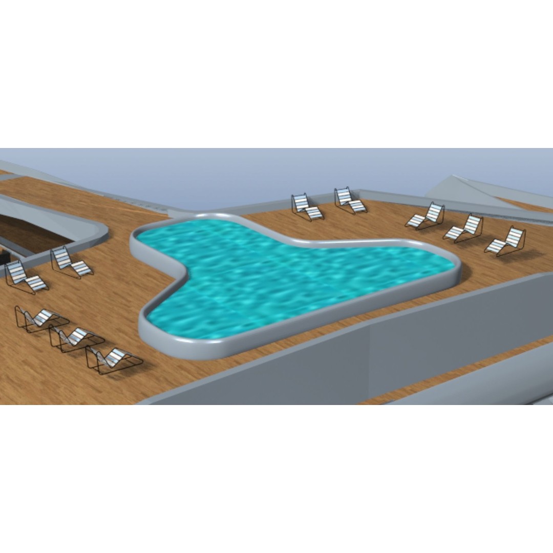 Estrella Luxury Yacht 3D Model – High Poly Watercraft, FBX, PBR - View 12