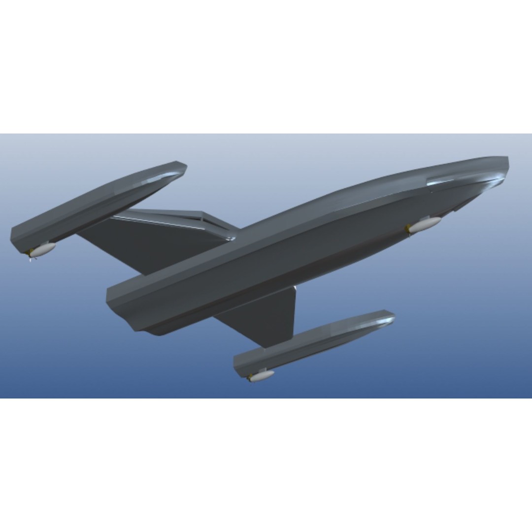 Estrella Luxury Yacht 3D Model – High Poly Watercraft, FBX, PBR - View 8