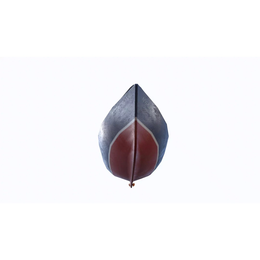 Old Boat 3D Model – Low Poly PBR Game Asset, FBX, OBJ, Blender - View 15