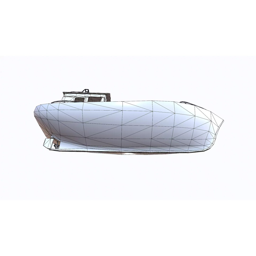 Old Boat 3D Model – Low Poly PBR Game Asset, FBX, OBJ, Blender - View 31