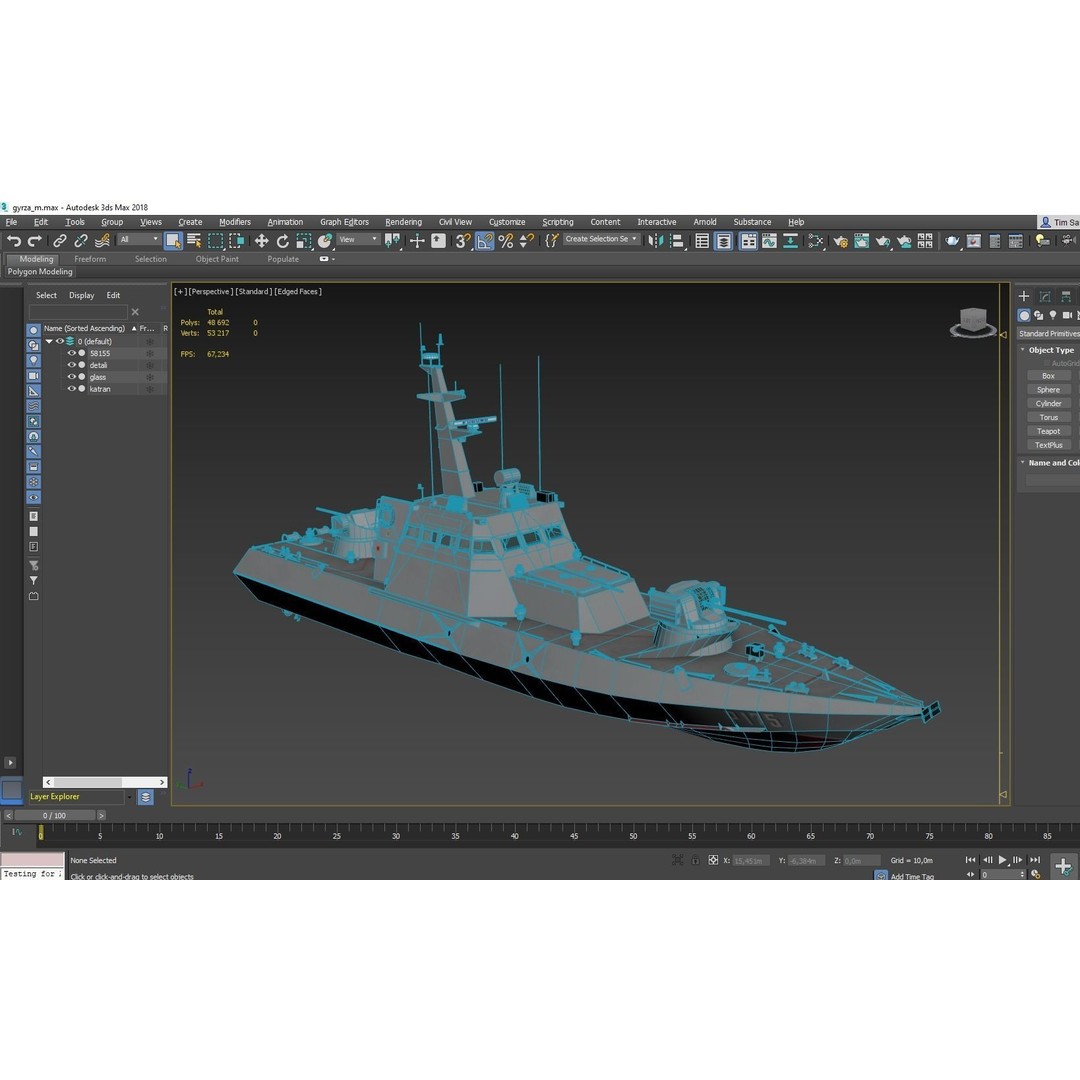 Ukrainian Gyurza-M Class Artillery Boat 3D Model – Game Ready FBX Asset - View 19