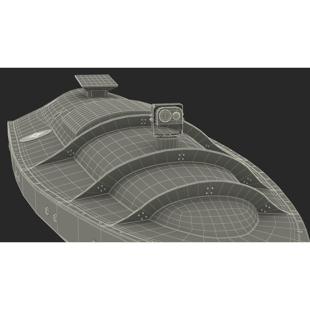 USV Drone 3D Model – High Poly Autonomous Watercraft, FBX & More