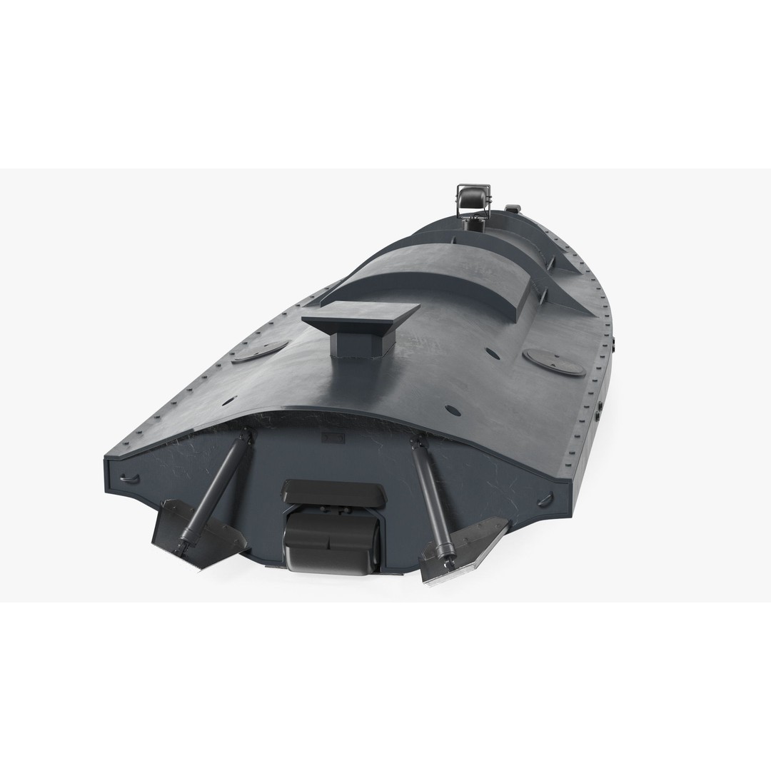 USV Drone 3D Model – High Poly Autonomous Watercraft, FBX & More - View 11