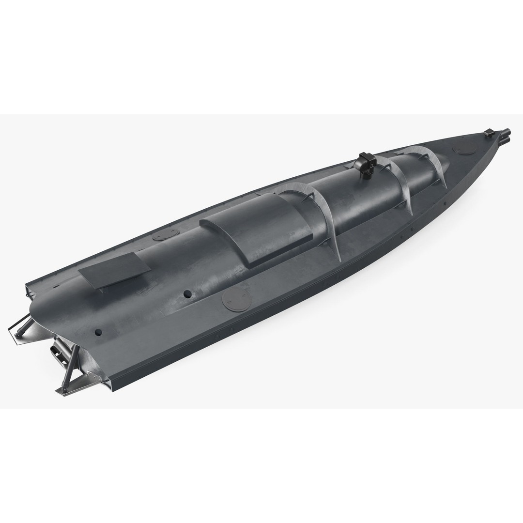 USV Drone 3D Model – High Poly Autonomous Watercraft, FBX & More - View 12