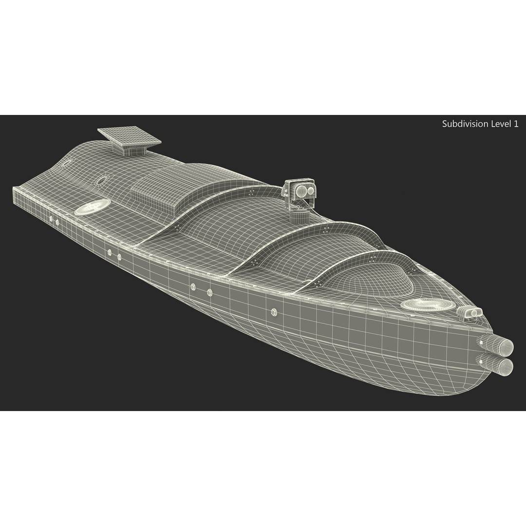 USV Drone 3D Model – High Poly Autonomous Watercraft, FBX & More - View 18