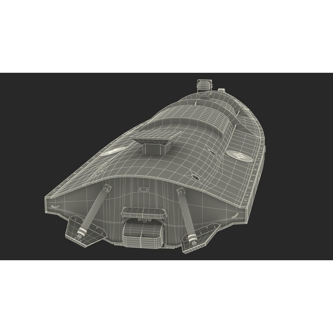 USV Drone 3D Model – High Poly Autonomous Watercraft, FBX & More - View 28