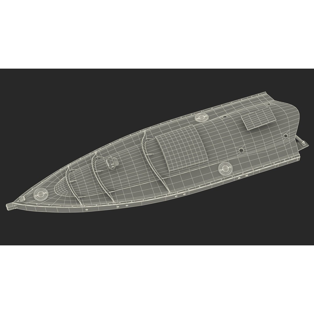 USV Drone 3D Model – High Poly Autonomous Watercraft, FBX & More - View 29